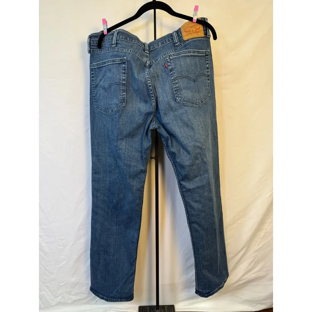 Levi's 514 Men's Jeans W38 L 32 Straight Leg Blue Denim Medium Wash Classic Fit